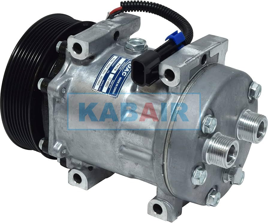 OEM Sanden Compressor SD7H15 - 119mm, 8 Groove HD Clutch, 24V - View #12
