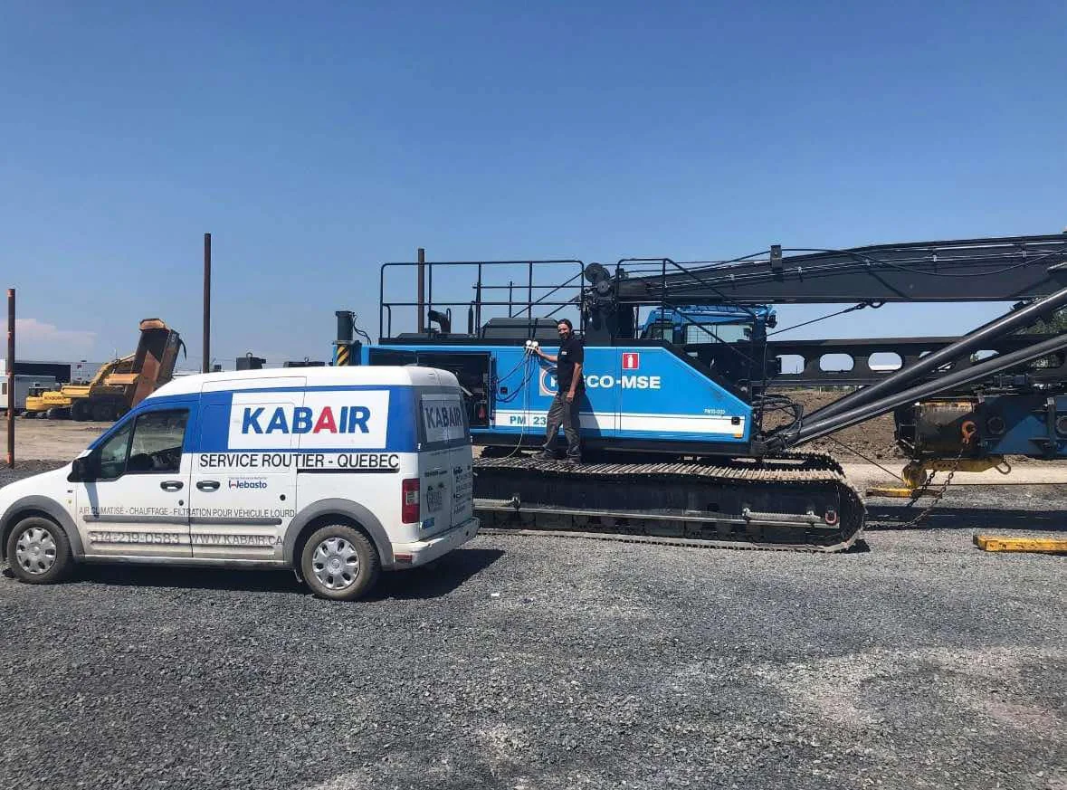 Kabair service vehicle at industrial site