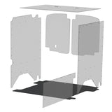 AUTOMAT-BAR RUBBER MAT FLOOR W/ ALUMINIUM REAR SILL (FORD TRANSIT 130" WB CREW)