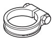 Collier de serrage pour tuyau d'échappement ø 42 mm - ø 45 mm - 15209004