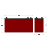 12V 320AH E2107 GTX UL Battery OEM Model