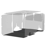 STABILIGRIP RIGID FLOOR (3 PC) W/ ALUMINIUM SILL SET (GMC SAVANA/CHEVY EXPRESS EWB)