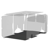 AUTOMAT-BAR RUBBER MAT FLOOR W/ ALUMINIUM SILL SET - 1 PIECE (GMC SAVANA/CHEVY EXPRESS RWB)