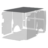 INSULATED DURATHERM GREY CEILING LINER W/ ALUMINIUM TOP SILLS (METRIS RWB)