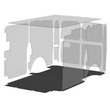 AUTOMAT-BAR RUBBER MAT FLOOR W/ ALUMINIUM SILL SET (METRIS RWB)