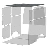 INSULATED DURATHERM GREY CEILING LINER W/ ALUMINIUM TOP SILLS (NV CARGO HR)