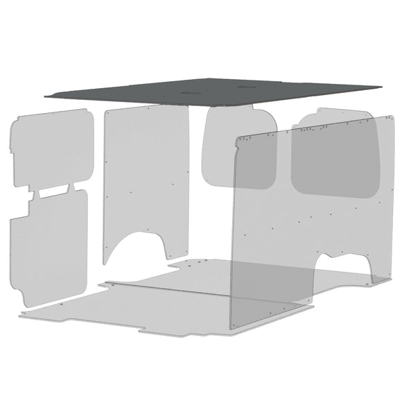 INSULATED DURATHERM GREY CEILING LINER W/ ALUMINIUM TOP SILLS (NV CARGO LR)