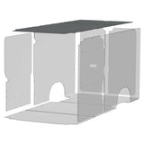 INSULATED DURATHERM GREY CEILING LINER W/ ALUMINIUM TOP SILLS (PROMASTER 159" EXTENDED)