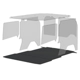 STABILIGRIP RIGID FLOOR (1 PC) W/ ALUMINIUM SILL SET (PROMASTER CITY)