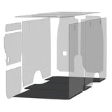 STABILIGRIP RIGID FLOOR (4 PC) W/ ALUMINIUM SILL SET (SPRINTER 170" EXTENDED WB)