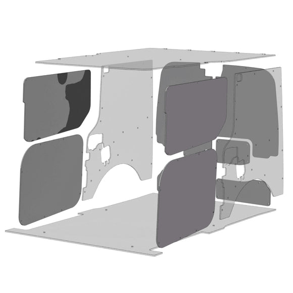 INSULATED DURATHERM GREY DOOR LINER (TRANSIT CONNECT LWB)