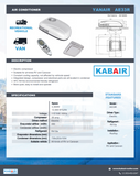 YANAIR - RV ROOFTOP AIR CONDITIONER KIT UNIVERSEL - AE33R